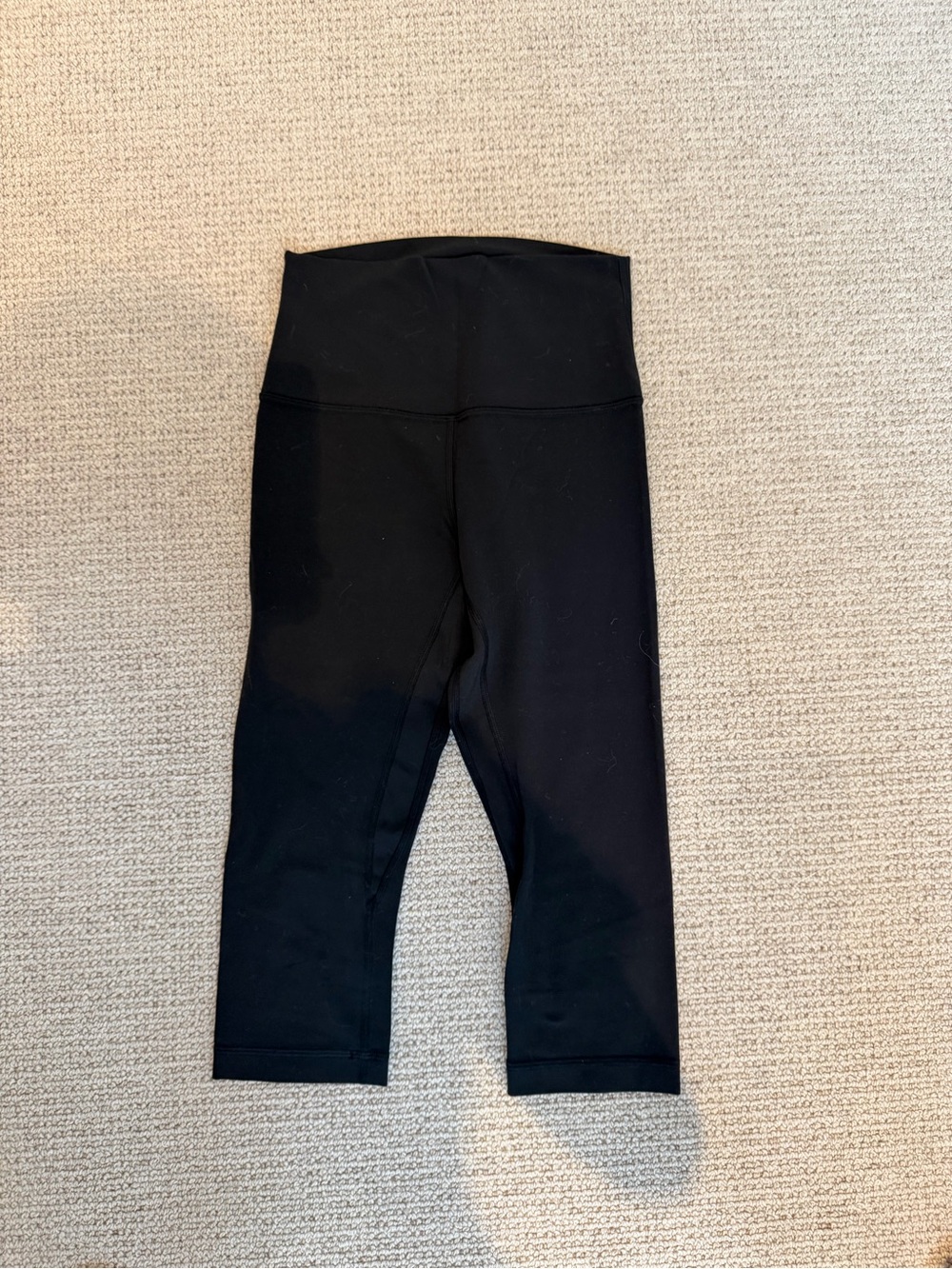lululemon athletica Black High-Waist Capri Leggings